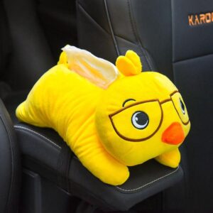 Peluche poule créative pour accoudoir de voiture