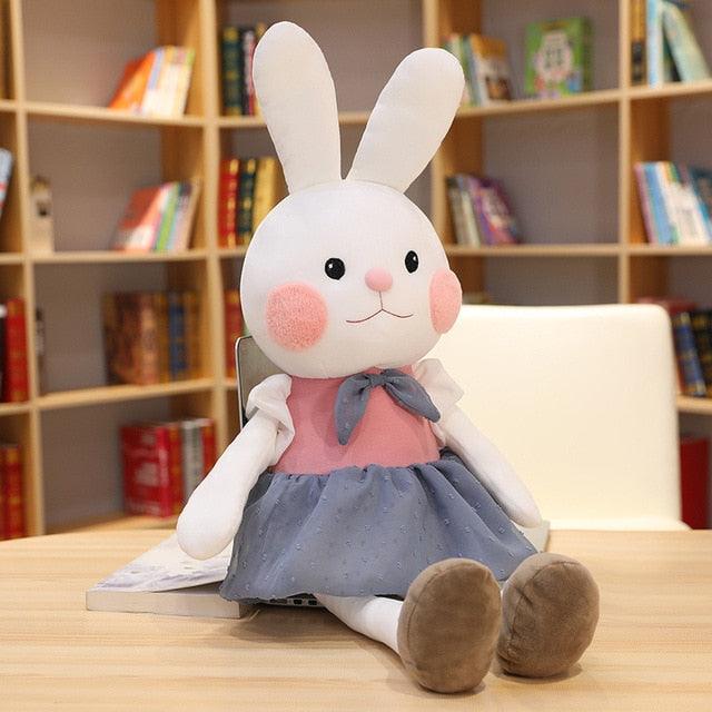 17.5" - 21.5" Adorable lapin en peluche avec vêtements – Image 3