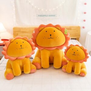 Adorable peluche Lion Tournesol