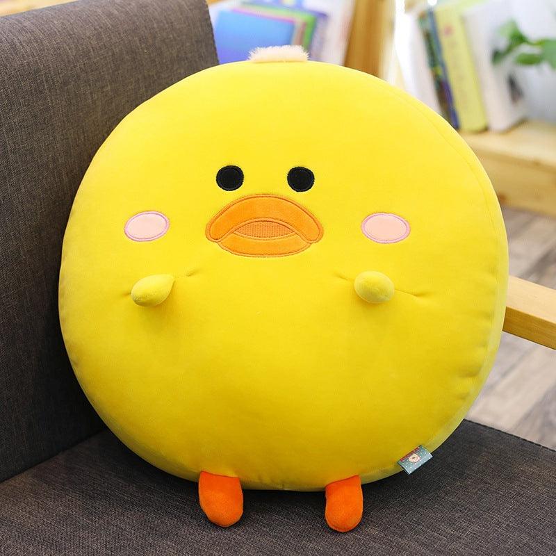 Oreiller peluche animal rond – Image 4