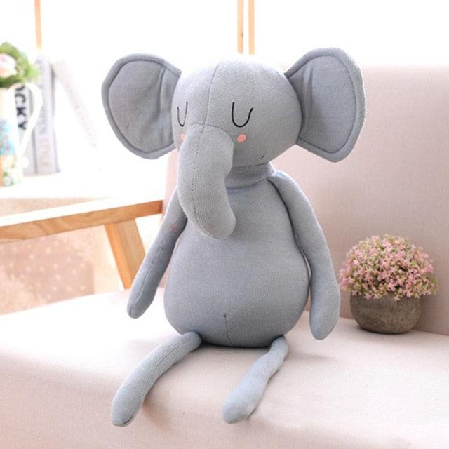 Oreiller Eléphant Lapin pour Bébé Fille Animal en Peluche – Image 2