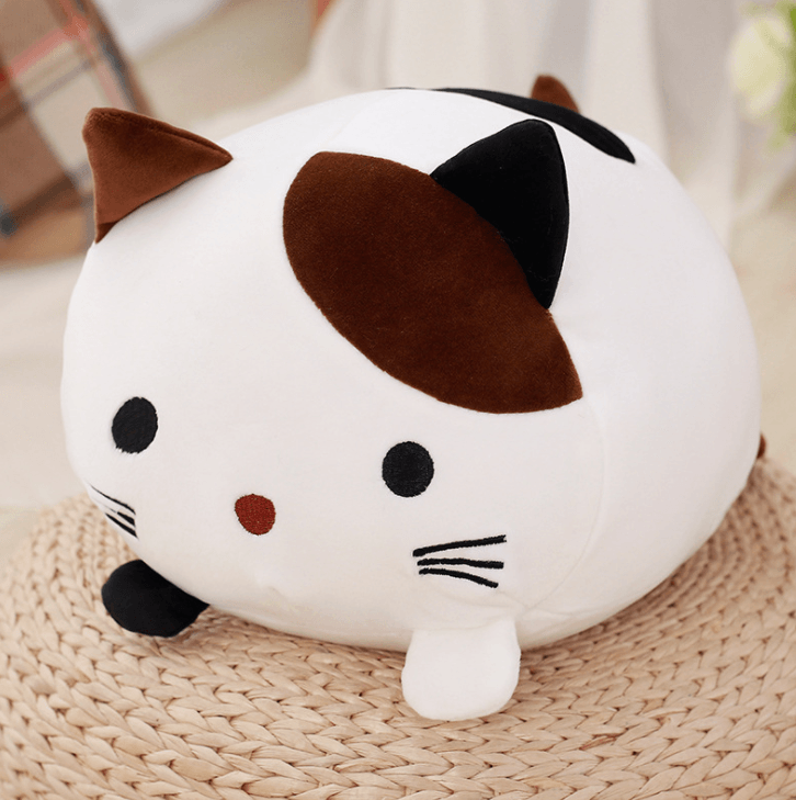Jouets en peluche Kawaii Cat Toys Doux Oreiller en coton duveteux Cartoon Animal – Image 2