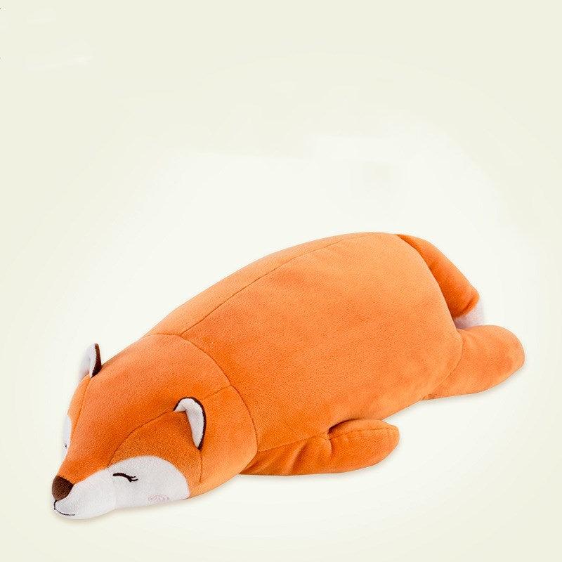 Peluche Renard Couché 17.5", Animaux en peluche
