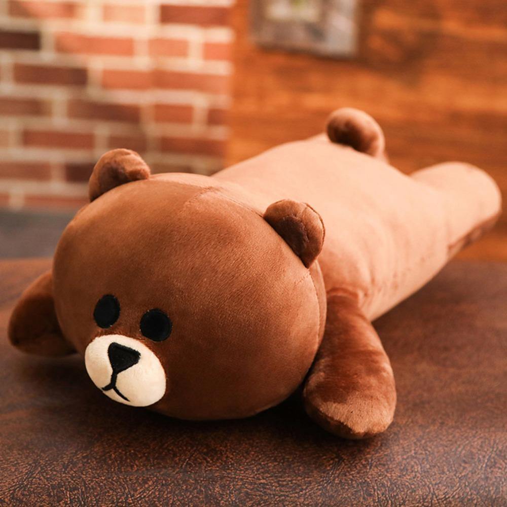 Oreiller en peluche lapin et ours mignons – Image 3