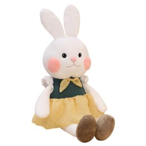 17.5" - 21.5" Adorable lapin en peluche avec vêtements