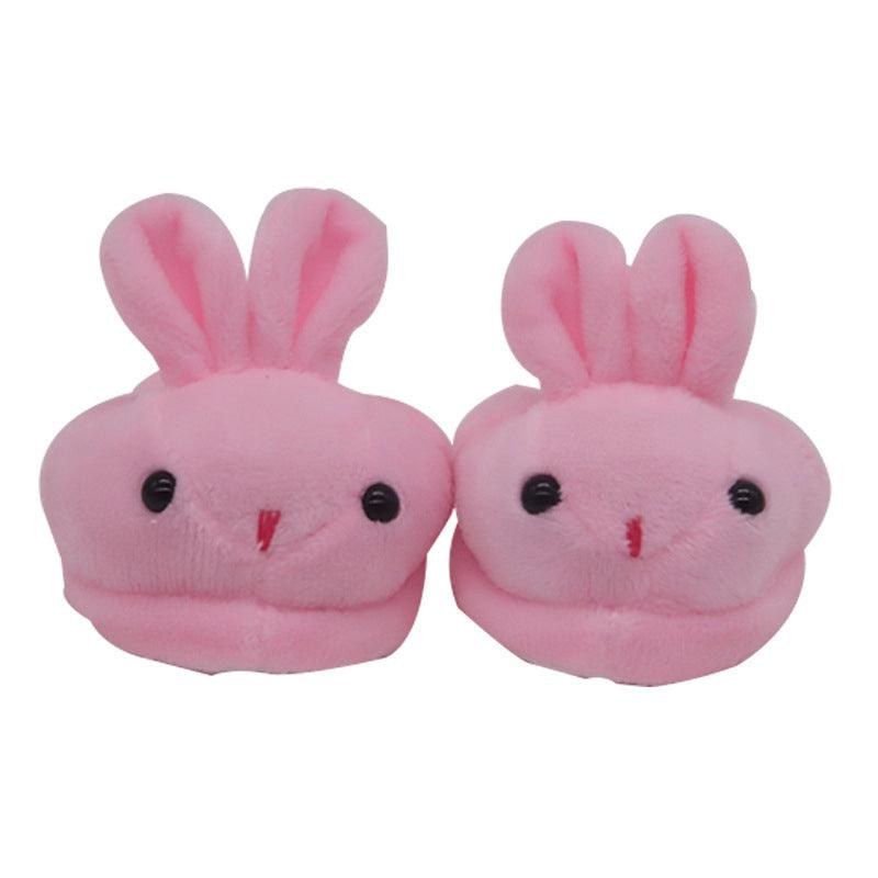 Pantoufles de lapin en peluche pour poupées d'enfants – Image 2