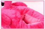 Chaussons en peluche Flamant
