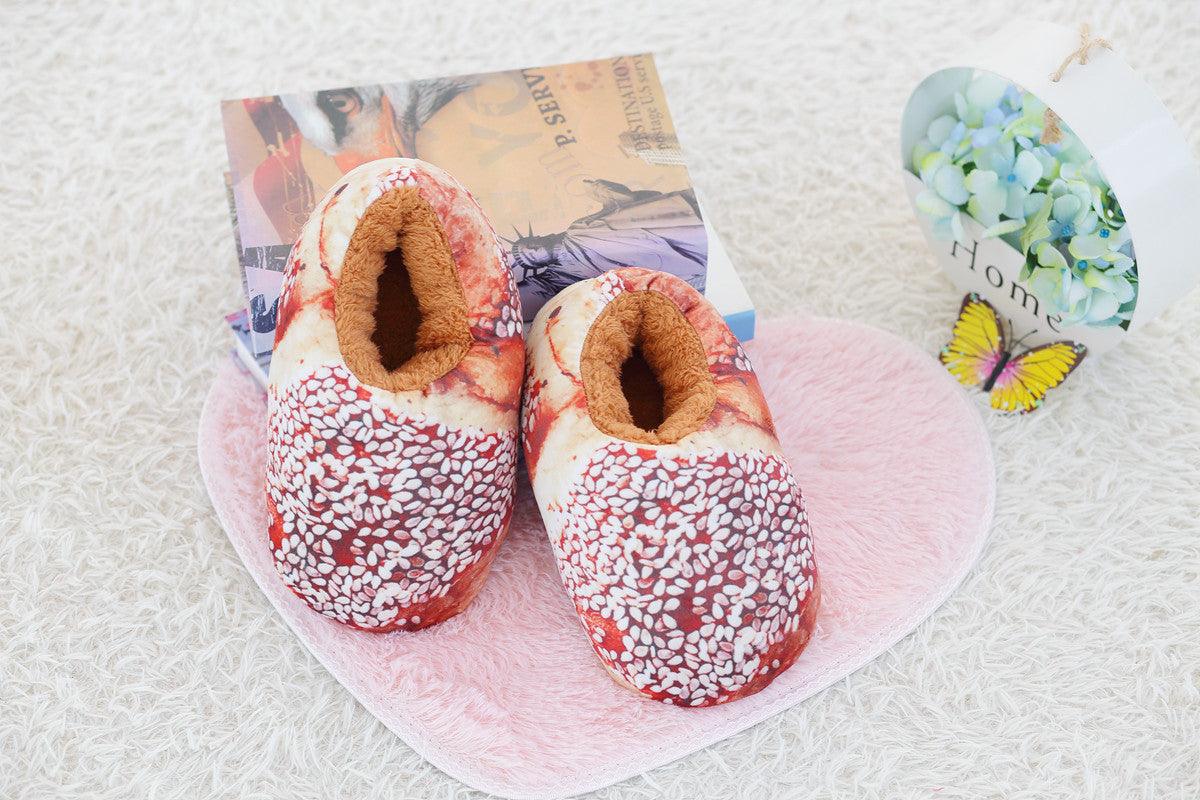 Chaussons en peluche en pain cuit – Image 3
