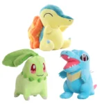 Peluche Pokemon Pikachu Cyndaquil Chikorita Totodile Kawaii