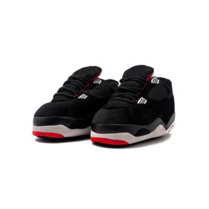 AJ4 Bred Sneakers Jordan Slippers