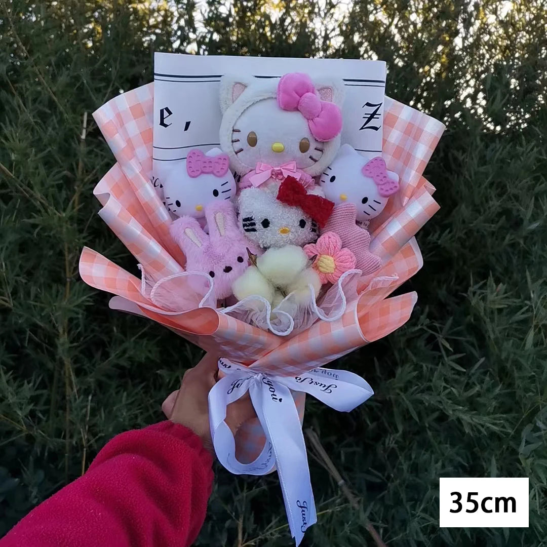 Bouquet Fleur Peluche Hello Kitty – Image 13