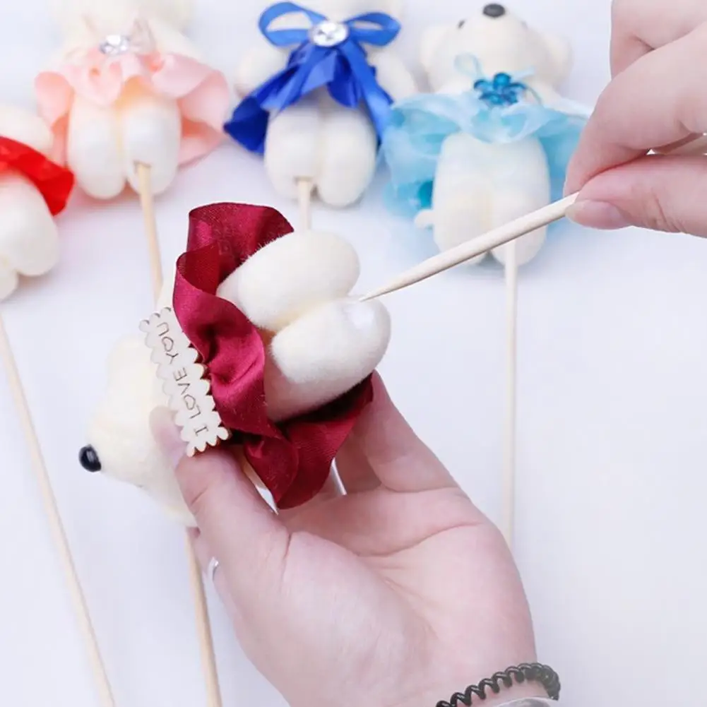 Bouquet Ours Glace Diamant pour Cadeau Saint-Valentin – Image 17
