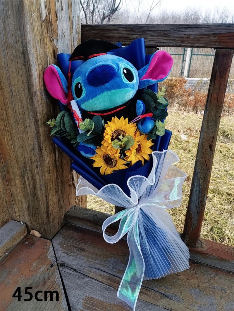 Bouquet de peluche Docteur Ourson Avec Tournesol – Image 3