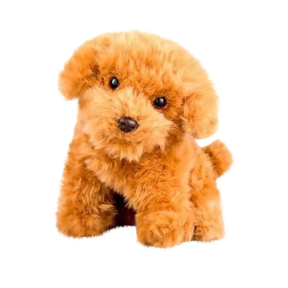 Peluche réaliste, chiot robot interactif.marche doucement.