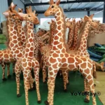 Girafe géante en peluche réaliste de haute qualité