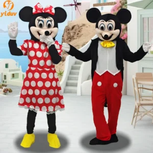 Nouveau costume de mascotte Disney Mickey et Minnie Mouse
