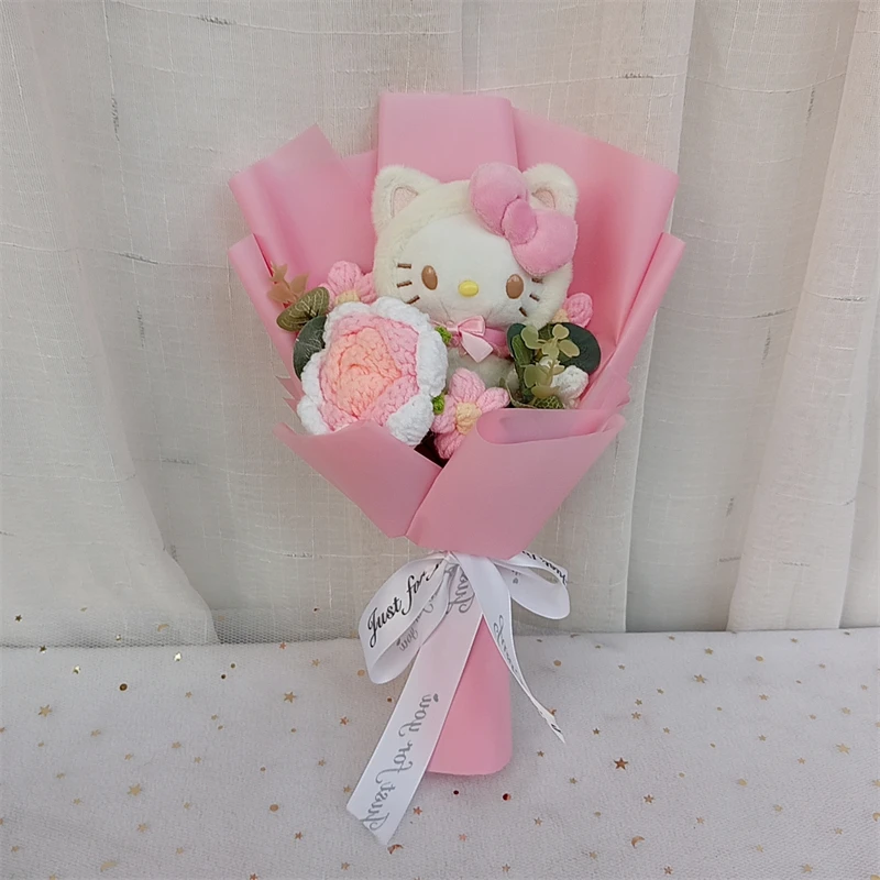 Bouquet de roses Hello Kitty en peluche – Image 18