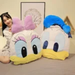 Coussin décoratif de haute qualité Donald Duck et Daisy pour canapé