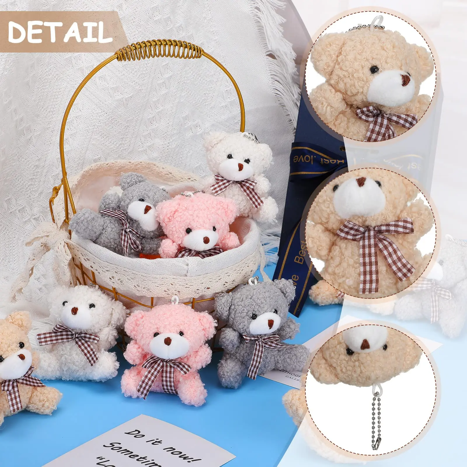 Ours en peluche porte-clés, pour les anniversaires – Image 2