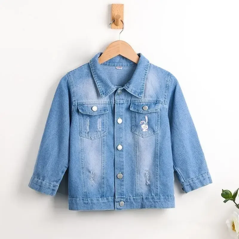 Veste/manteau en jean Minnie Mouse pour bébé fille – Image 2