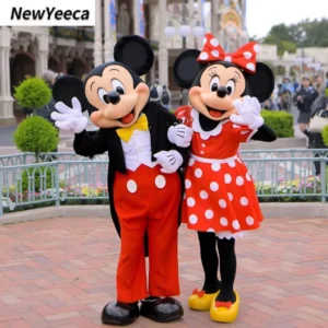 Costume de mascotte Mickey et Minnie Mouse
