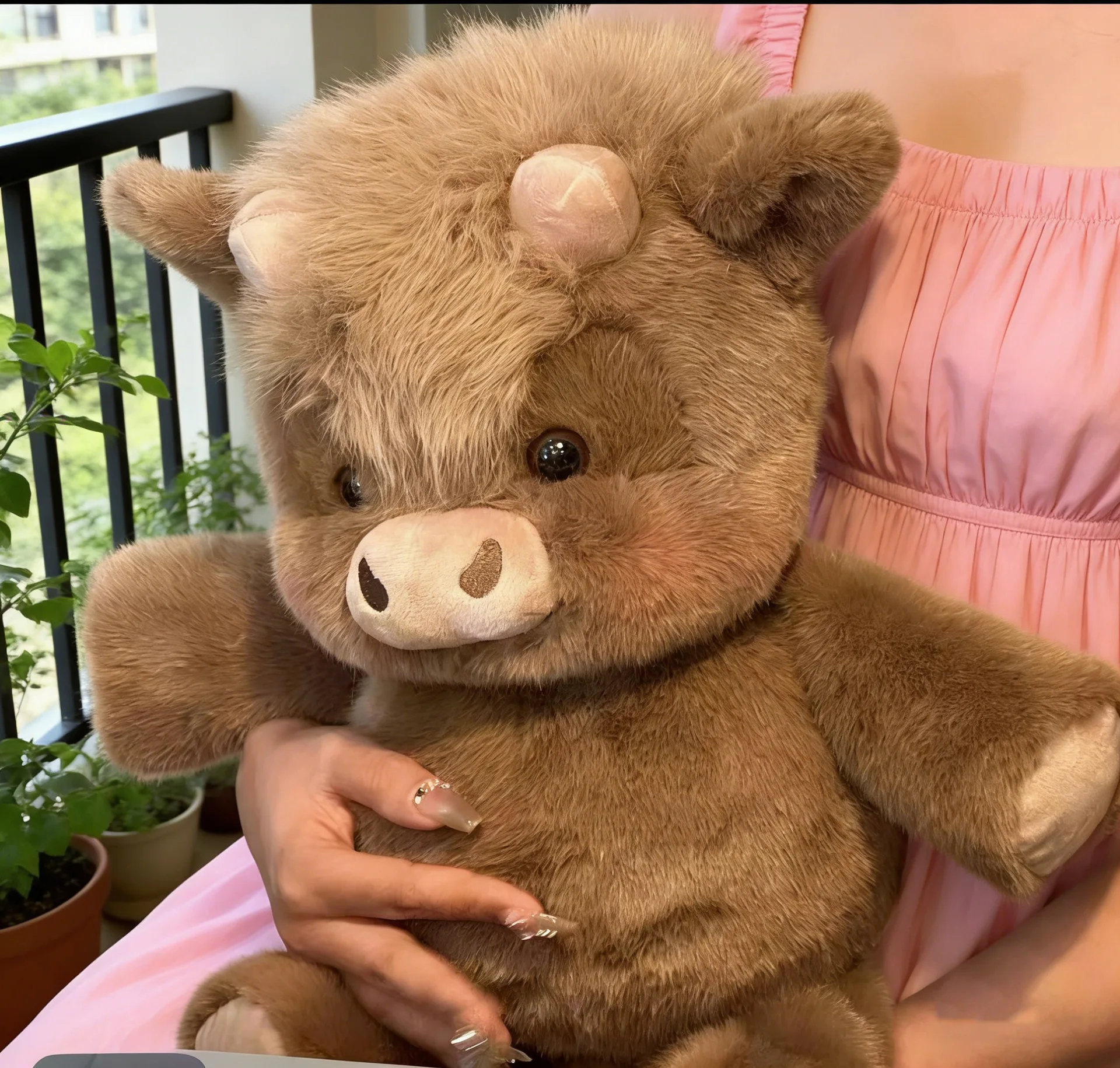 Peluche vachette des Highlands de l'Ouest – Image 4