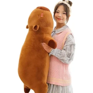 Oreiller de sommeil long Kawaii Capybara
