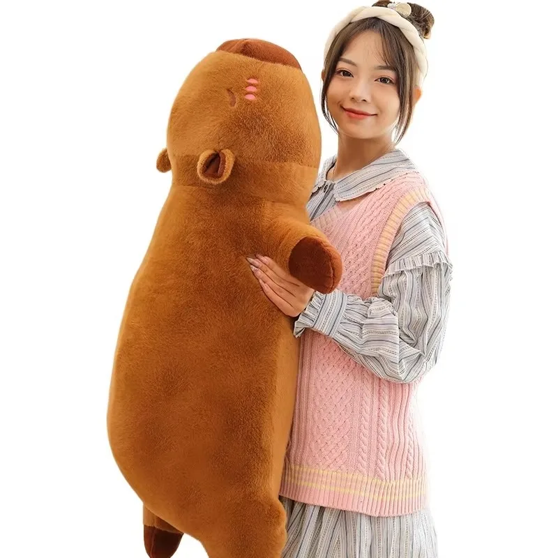 Oreiller de sommeil long Kawaii Capybara