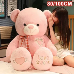 Big 80/100cm Soft Teddy Bear Plush Toys Bear Super Big Hugging Pillow