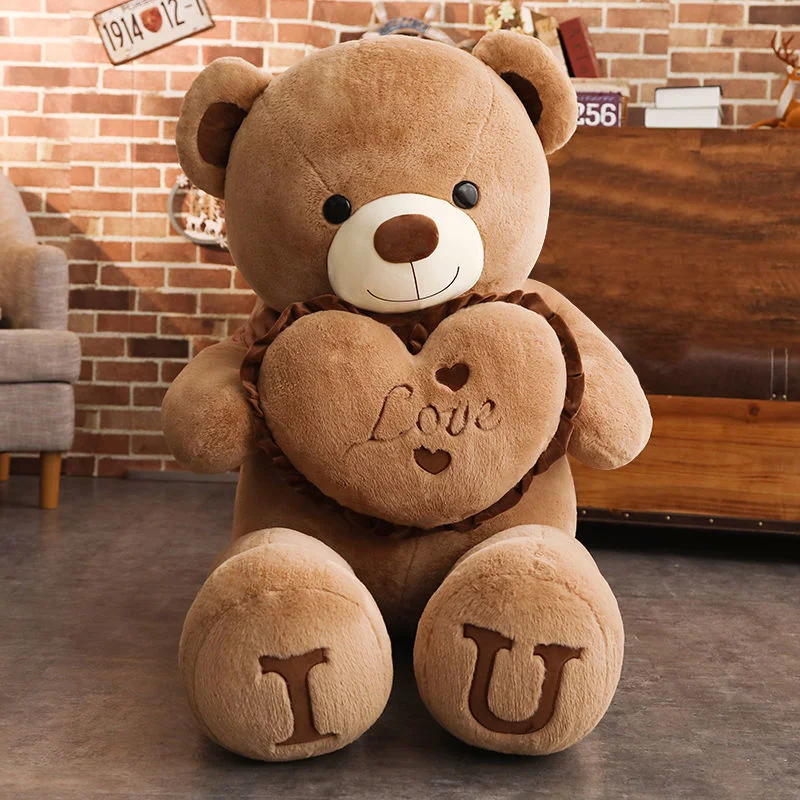 Ours en peluche géant « Je t’aime » cadeau d’anniversaire – Image 2