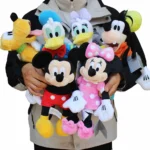 Ensemble complet de 6 peluches Mickey et Minnie