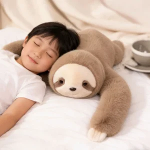 Paresseux en peluche lestée à longs bras,  cadeau d'anniversaire.