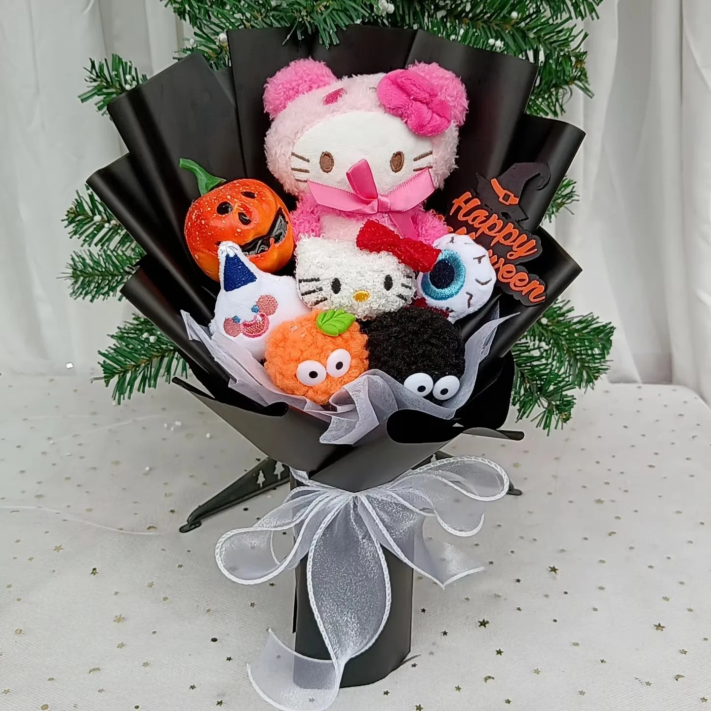 Bouquet de roses Hello Kitty en peluche – Image 12