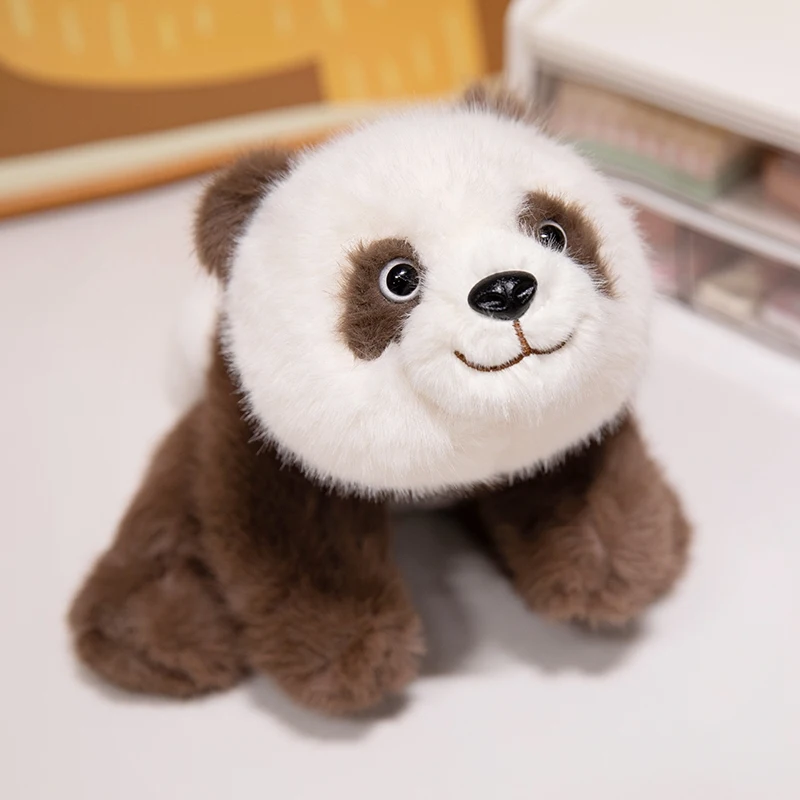 Peluche bébé panda réaliste HuaHua à particules lestées – Image 4