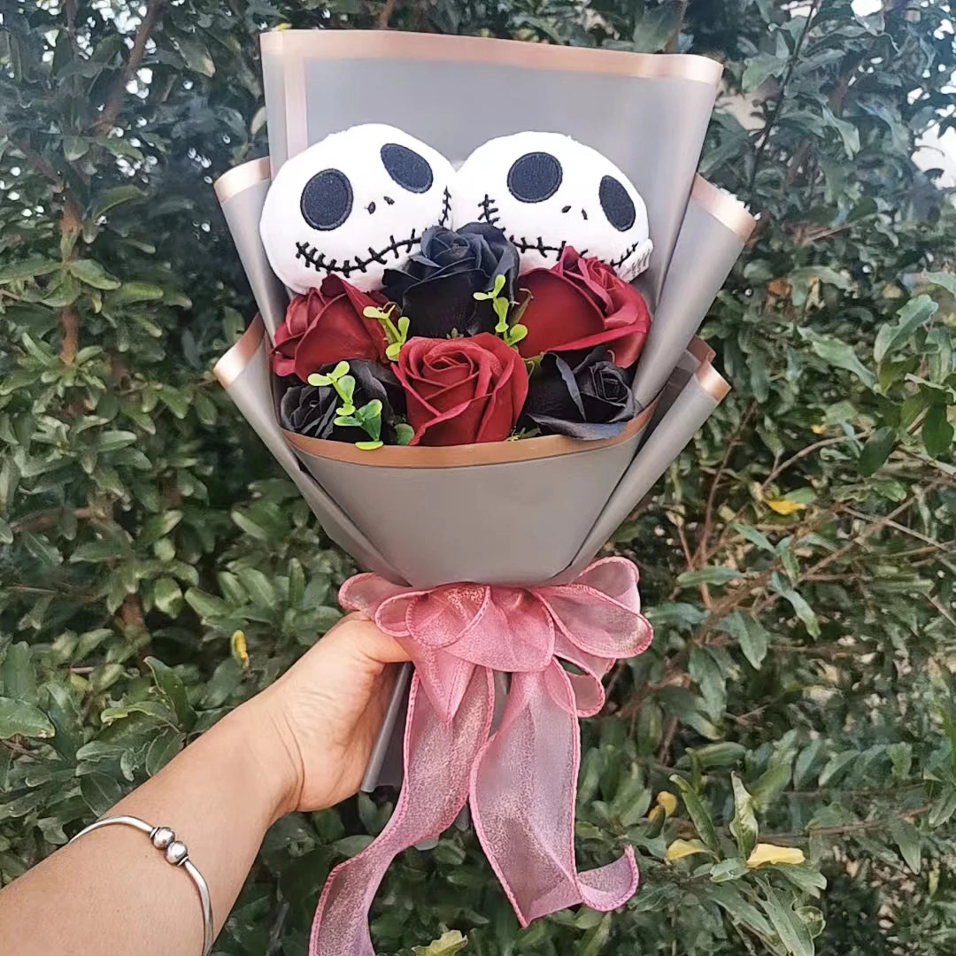 Disney Christmas Gift Anime Lilo Stitch Plush Bouquet Stuffed Animals Stitch Flower Bouquet Home Decoration Valentine Gift – Image 4