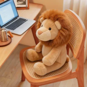 Peluche Lion Kawaii Douce, décorer la chambre d'un enfant