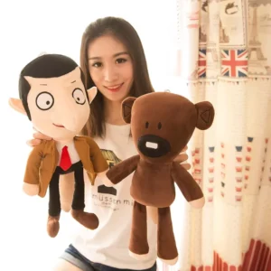 Peluche Mr Bean amusant, figurine de dessin animé comique