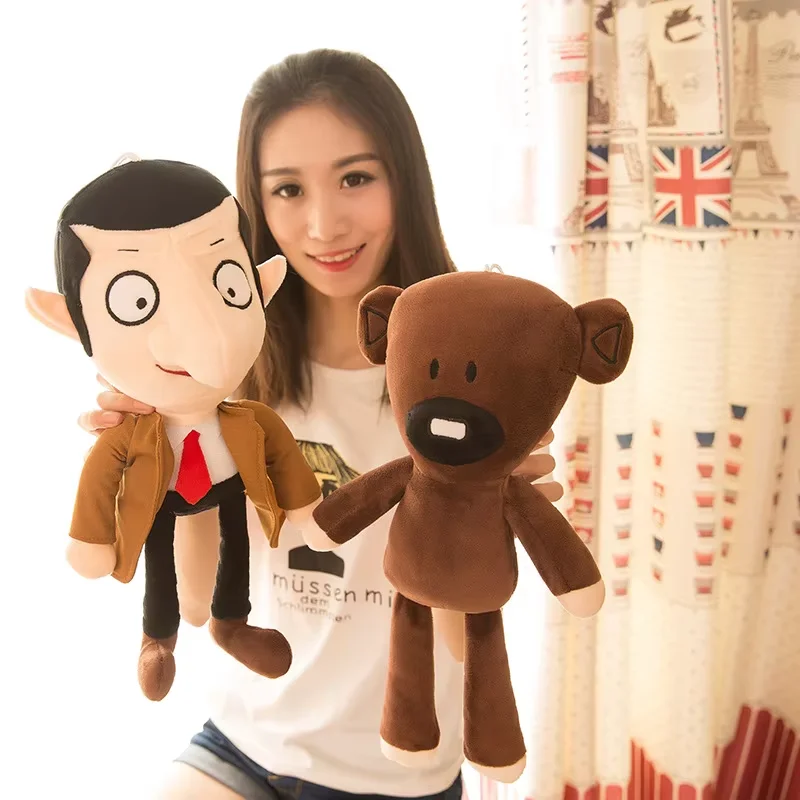 Peluche Mr Bean amusant, figurine de dessin animé comique