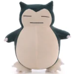 Peluche géante Snorlax, avec étui en similicuir kawaii et coussin.