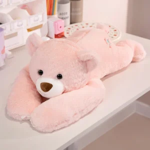 Peluche lestée à longs bras, oreiller en peluche doux.