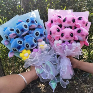 Bouquet Fleur Peluche Lilo and Stitch