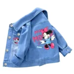 Veste/manteau en jean Minnie Mouse pour bébé fille