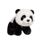 Peluche bébé panda réaliste HuaHua à particules lestées