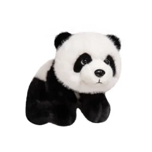 Peluche bébé panda réaliste HuaHua à particules lestées