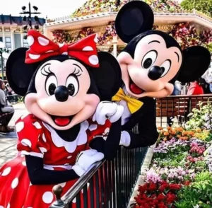 Costume de mascotte Disney Mickey et Minnie Mouse