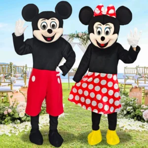 Nouveaux costumes de cosplay Mickey et Minnie Mouse