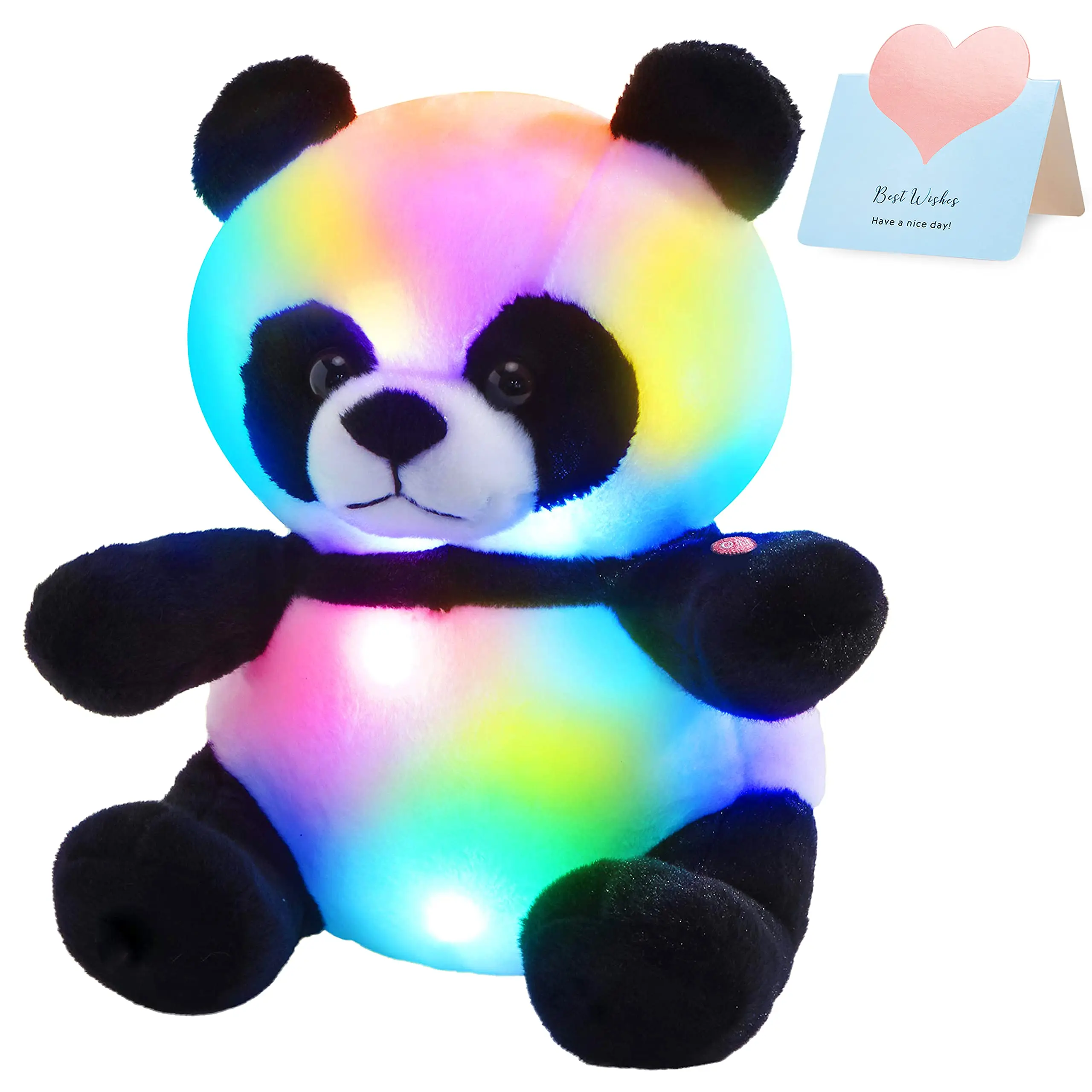 Peluche Panda LED Lumineuse et Douce, Compagnon de Famille