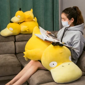 Peluche Pokémon grand format Psykokwak,  cadeau pour enfant.