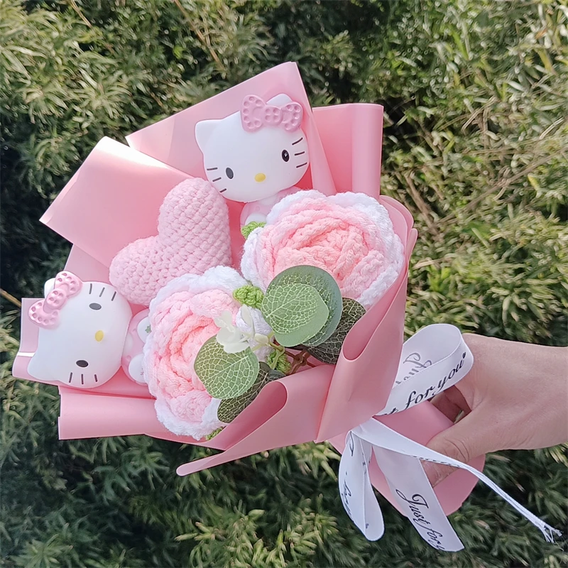 Bouquet de roses Hello Kitty en peluche – Image 19