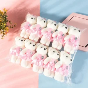 Bouquet Ours Glace Diamant pour Cadeau Saint-Valentin